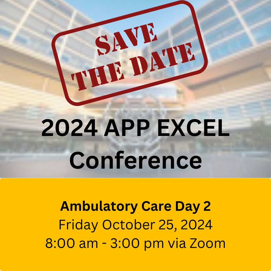 2024 Advanced Practice Provider Excellence through Collaborative Education and Learning Conference Ambulatory Day 2 Banner